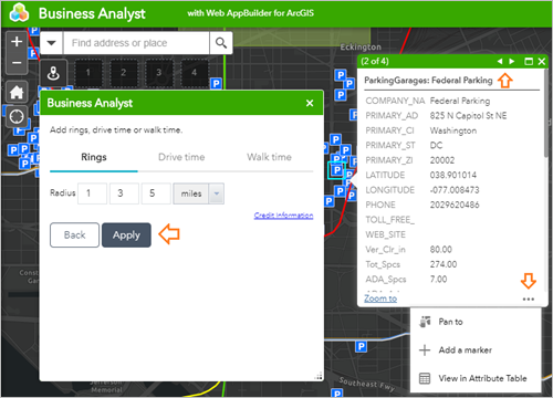 Viewing reports within your Business Analyst app.